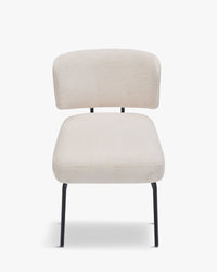 Chaise Abby - Tweed Crème