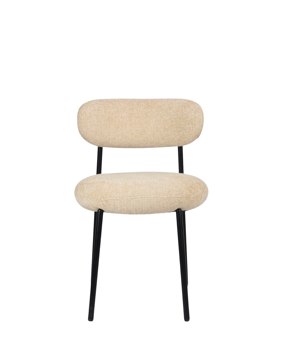 Chaise Maia en tweed - Tweed sable