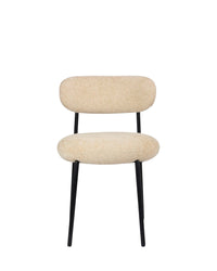 Chaise Maia en tweed - Tweed sable