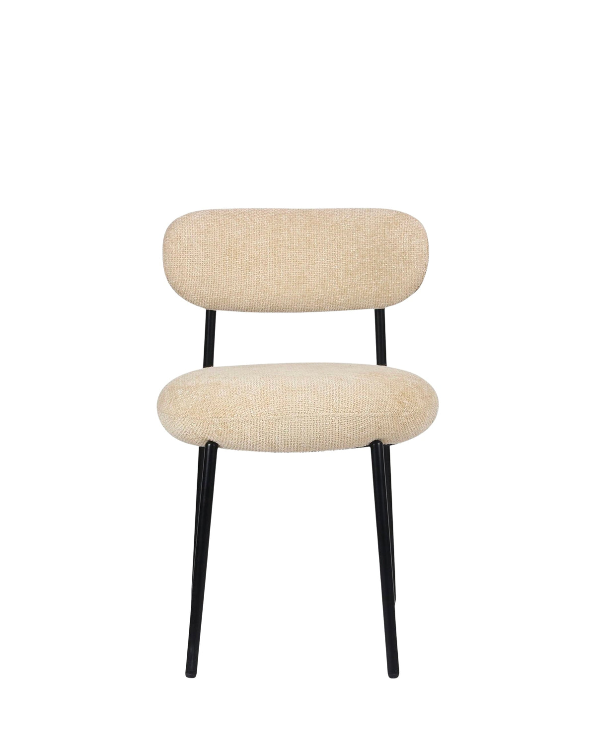 Chaise Maia en tweed - Tweed sable