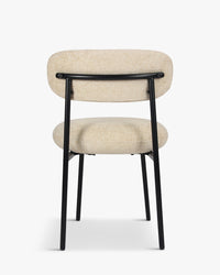 Chaise Maia en tweed - Tweed sable