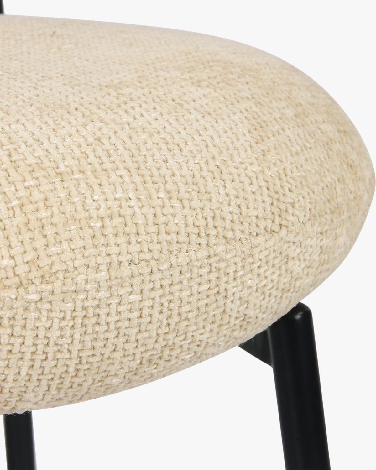 Chaise Maia en tweed - Tweed sable