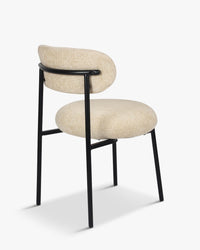 Chaise Maia en tweed - Tweed sable