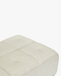 Méridienne modulable Belize d'angle gauche - Blanc avoine