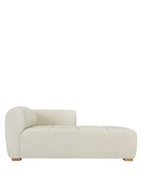 Méridienne modulable Belize d'angle gauche - Blanc avoine