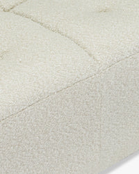 Méridienne modulable Belize d'angle gauche - Blanc avoine