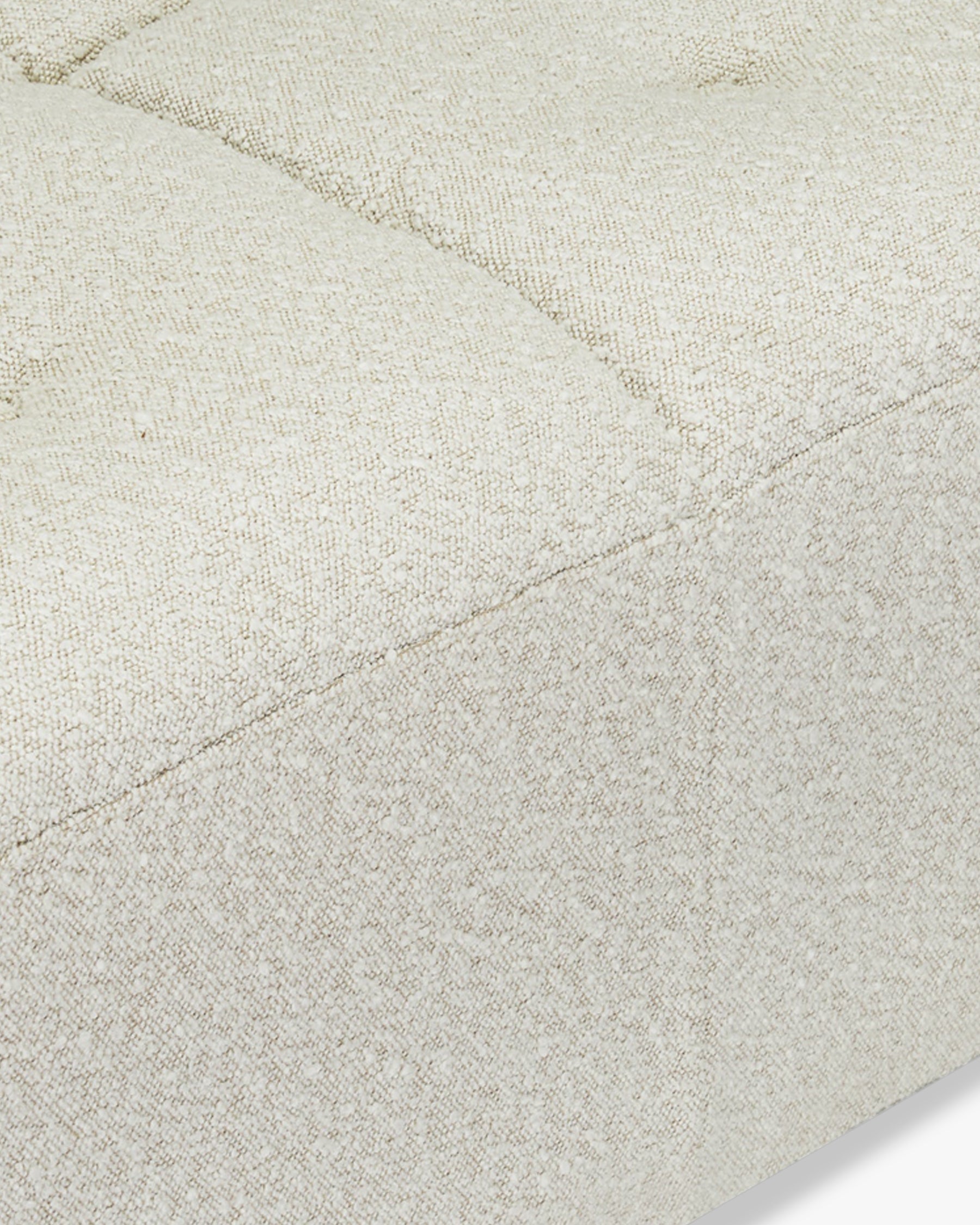 Méridienne modulable Belize d'angle gauche - Blanc avoine