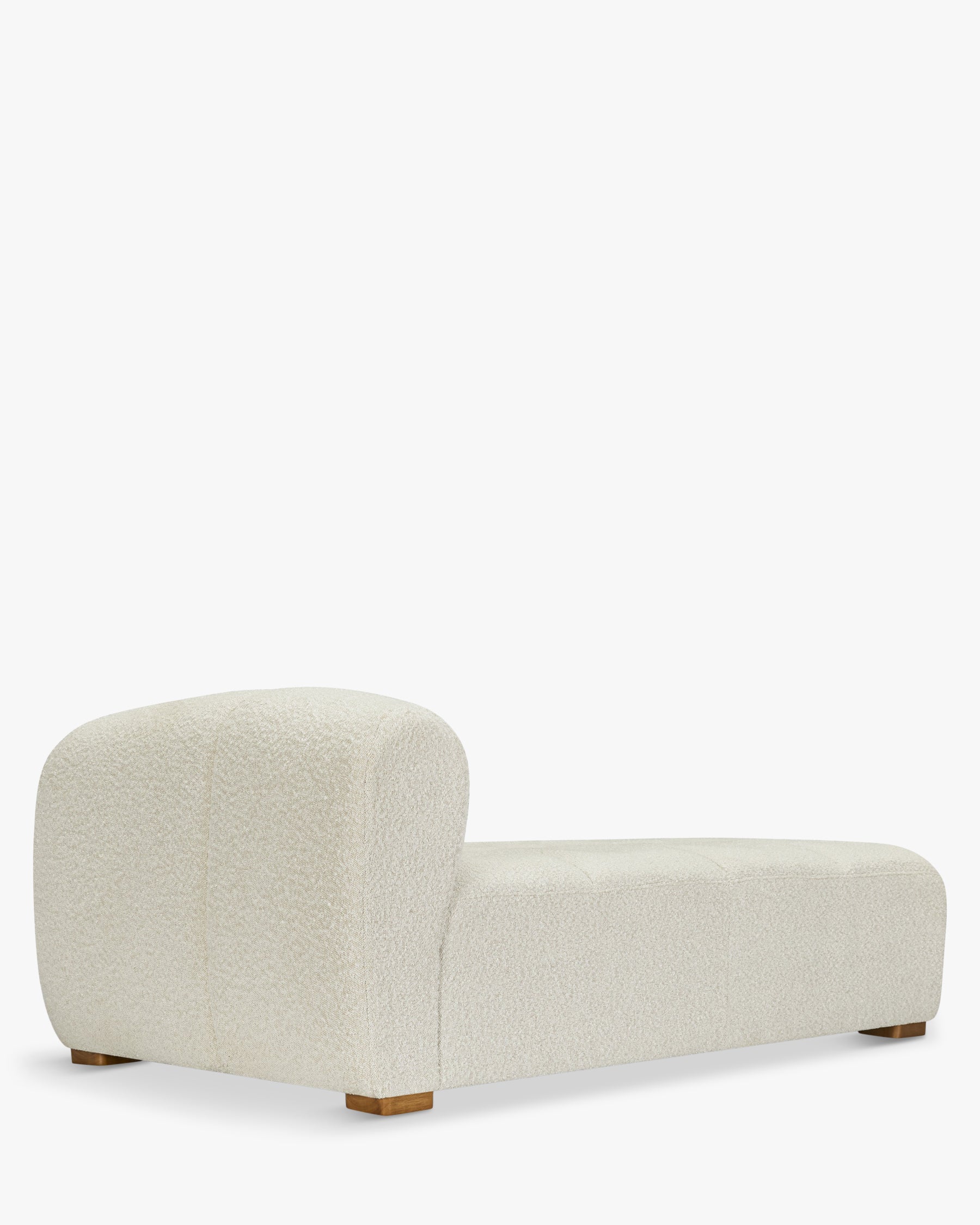 Méridienne modulable Belize d'angle gauche - Blanc avoine