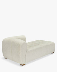 Méridienne modulable Belize d'angle gauche - Blanc avoine