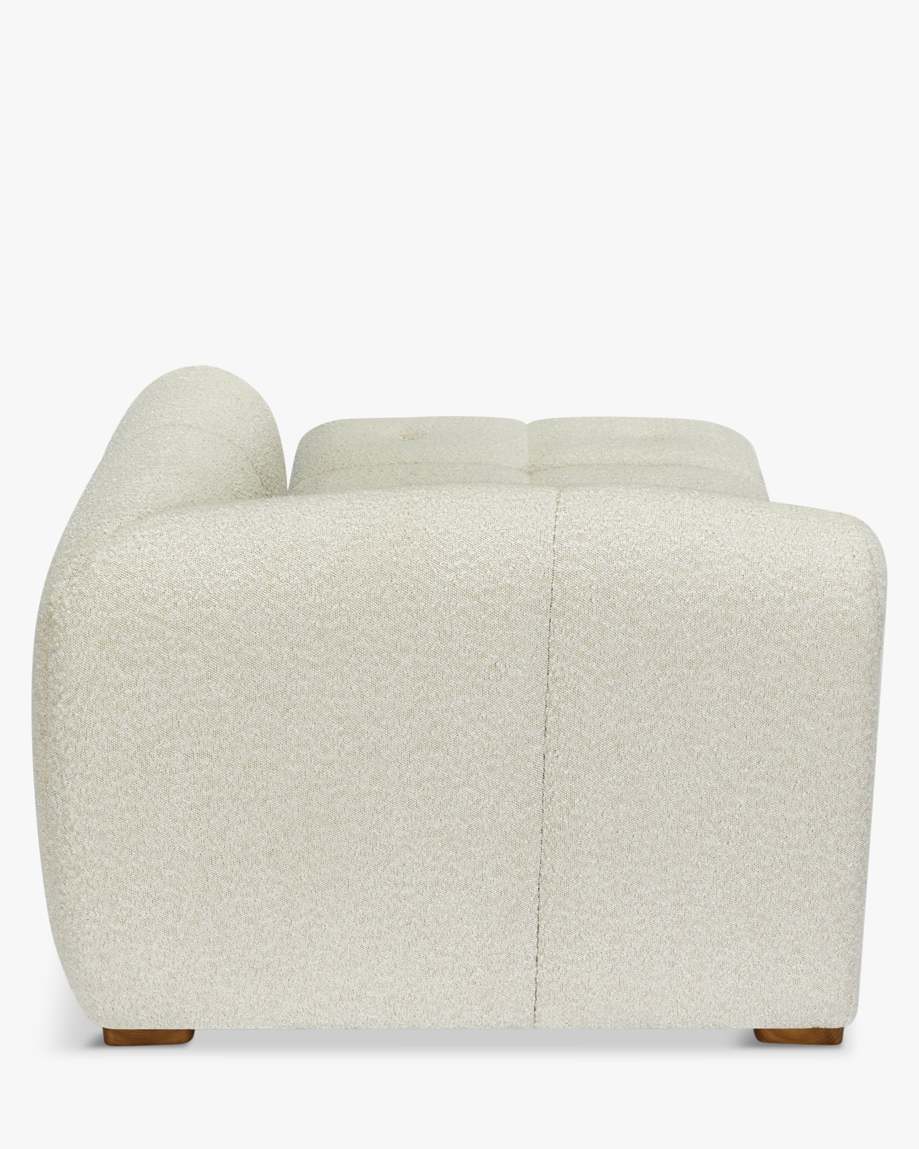 Méridienne modulable Belize d'angle gauche - Blanc avoine