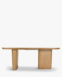Table à manger extensible Columbia en bois - Bois blond