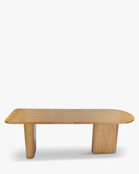 Table à manger extensible Columbia en bois - Bois blond