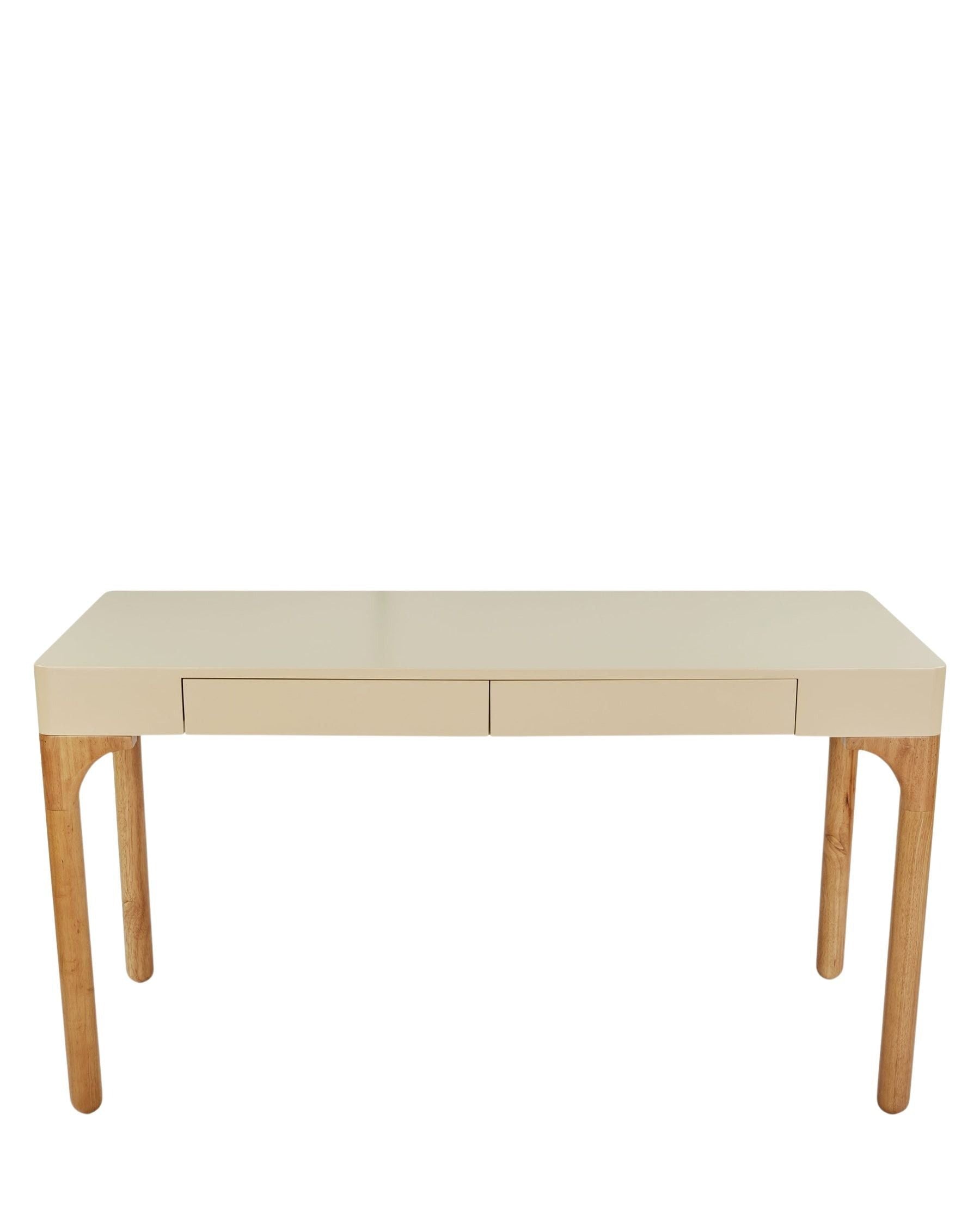Bureau Teyho en bois - Beige