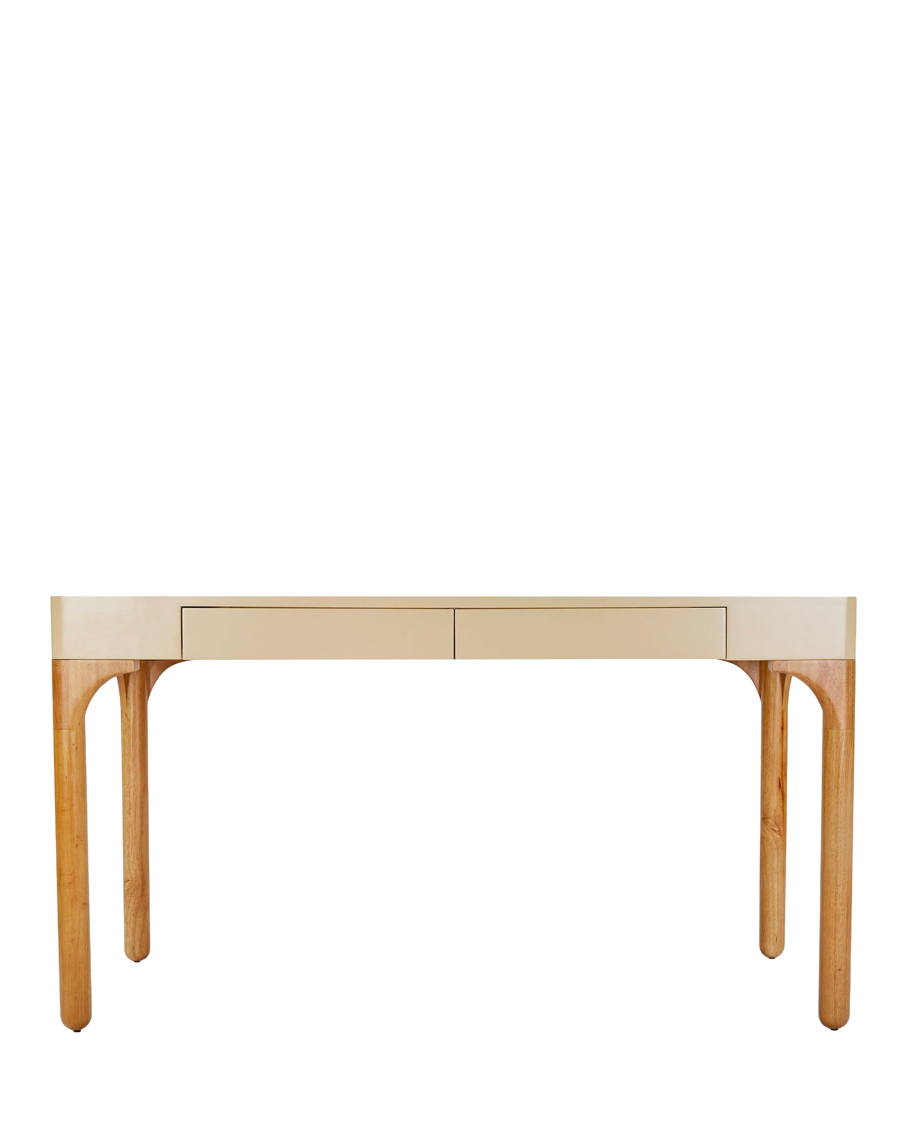 Bureau Teyho en bois - Beige