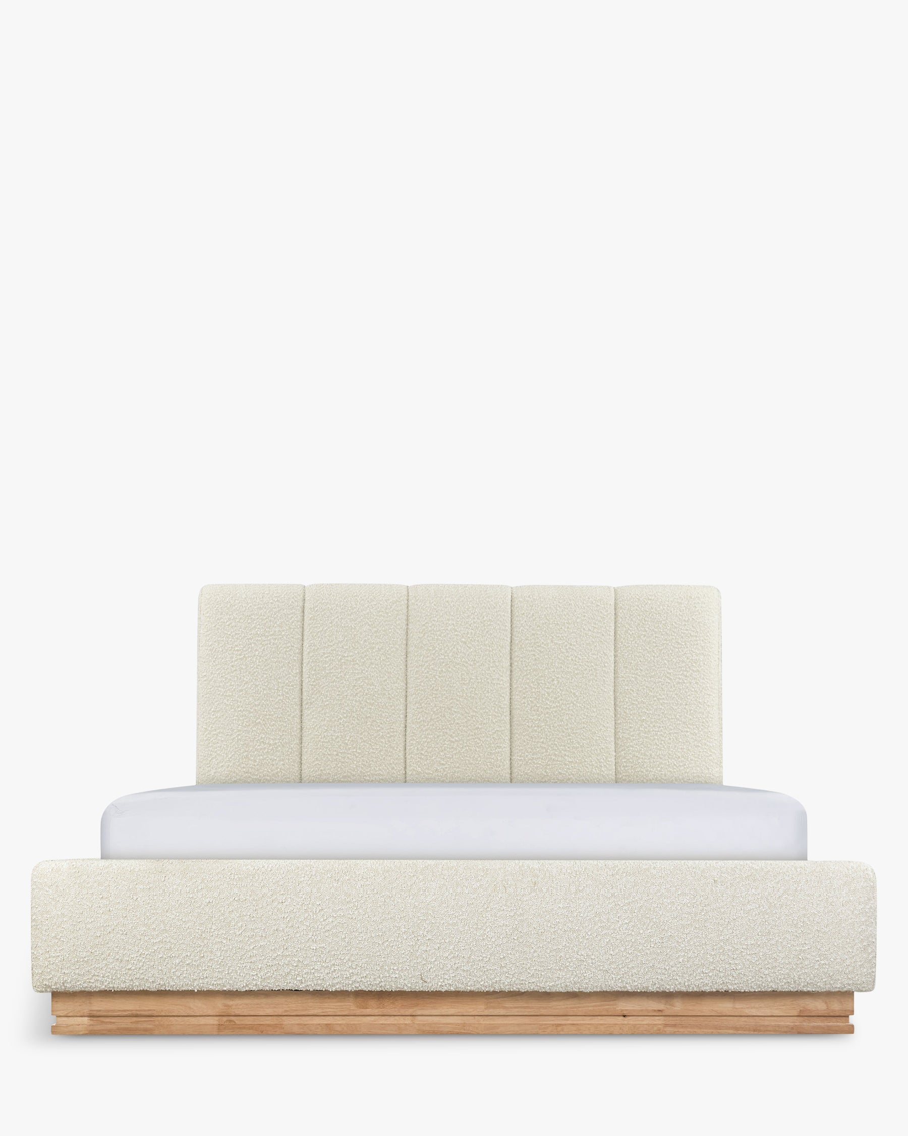 Lit Bolton 160x200 - Blanc avoine