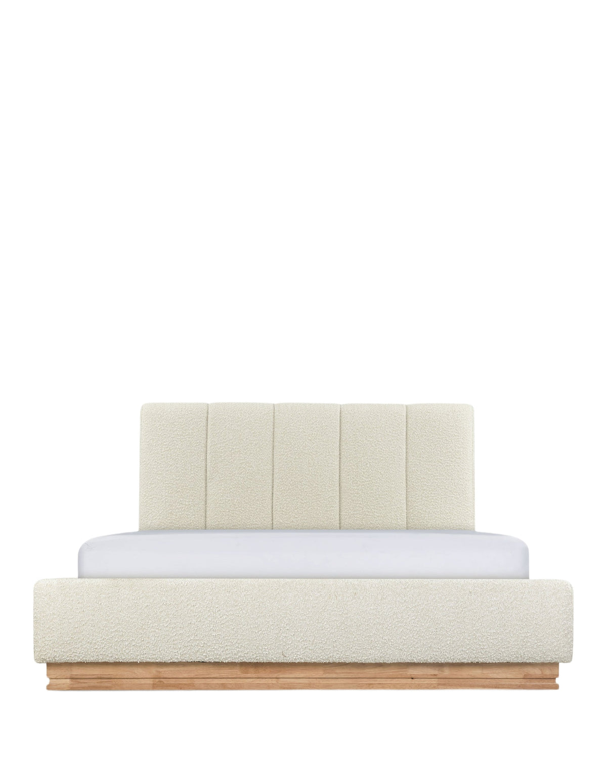 Lit Bolton 160x200 - Blanc avoine