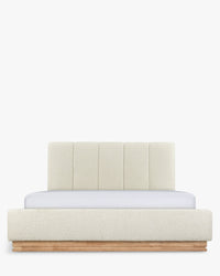 Lit Bolton 160x200 - Blanc avoine