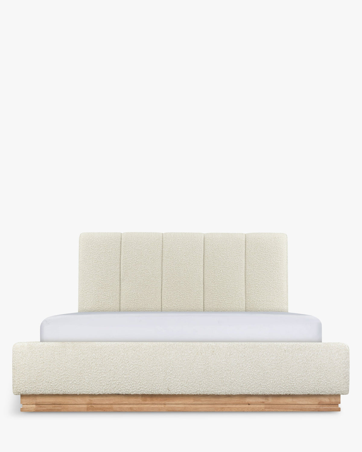 Lit Bolton 160x200 - Blanc avoine