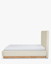Lit Bolton 160x200 - Blanc avoine