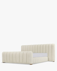 Lit Snow 160x200 - Blanc avoine