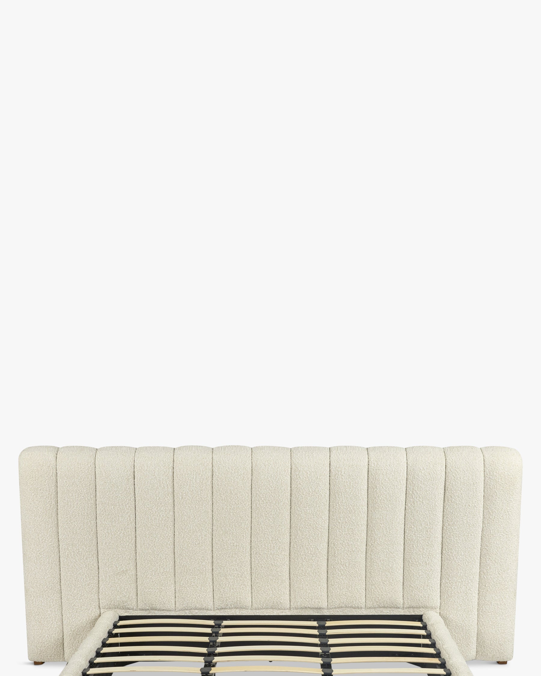 Lit Snow 160x200 - Blanc avoine