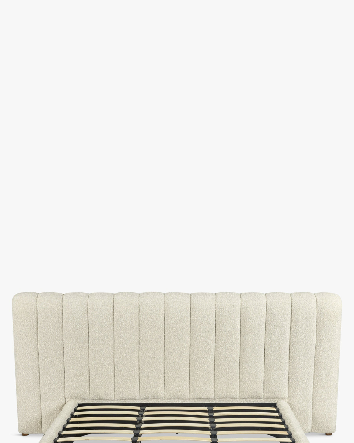 Lit Snow 160x200 - Blanc avoine