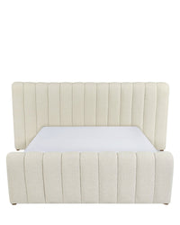 Lit Snow 160x200 - Blanc avoine