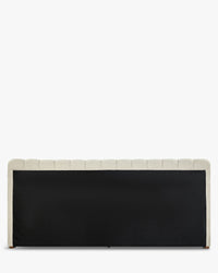 Lit Snowy 160x200 - Blanc avoine