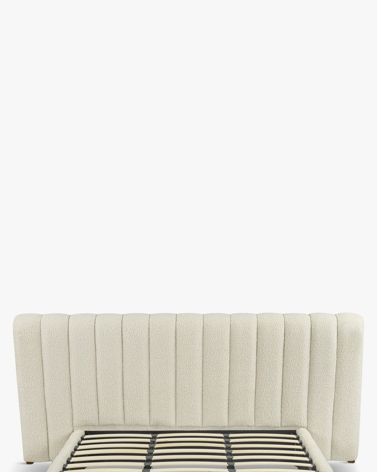 Lit Snowy 160x200 - Blanc avoine