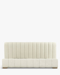 Lit Snowy 160x200 - Blanc avoine