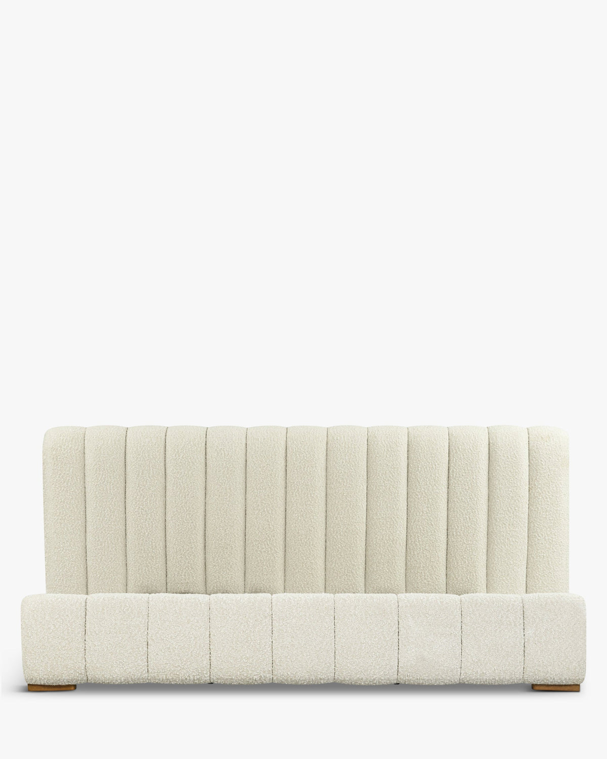 Lit Snowy 160x200 - Blanc avoine