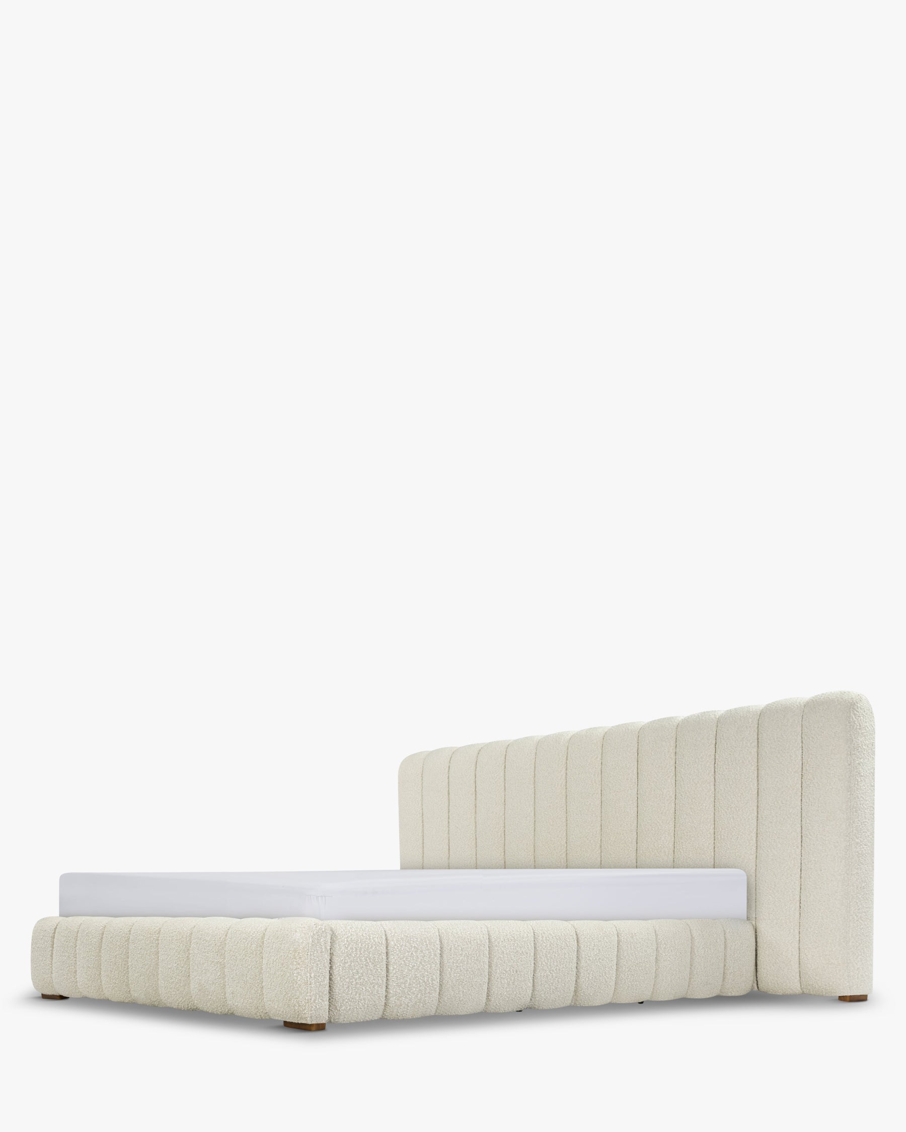 Snowy Bed 160x200 - Oatmeal White
