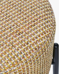 Tabouret de bar Bismi - Tweed jaune Miami