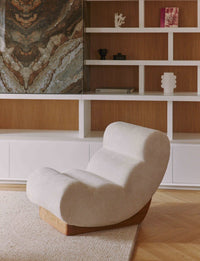 Fauteuil modulable Cozy - Tweed crème
