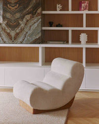 Fauteuil modulable Cozy - Tweed crème
