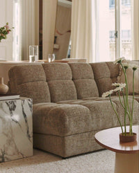 Fauteuil modulable Paul - Tweed taupe