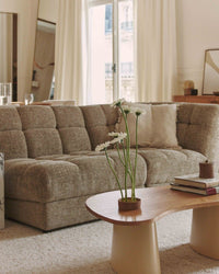 Fauteuil modulable Paul - Tweed taupe