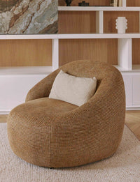 Fauteuil Neo - Tweed Jaune Miami