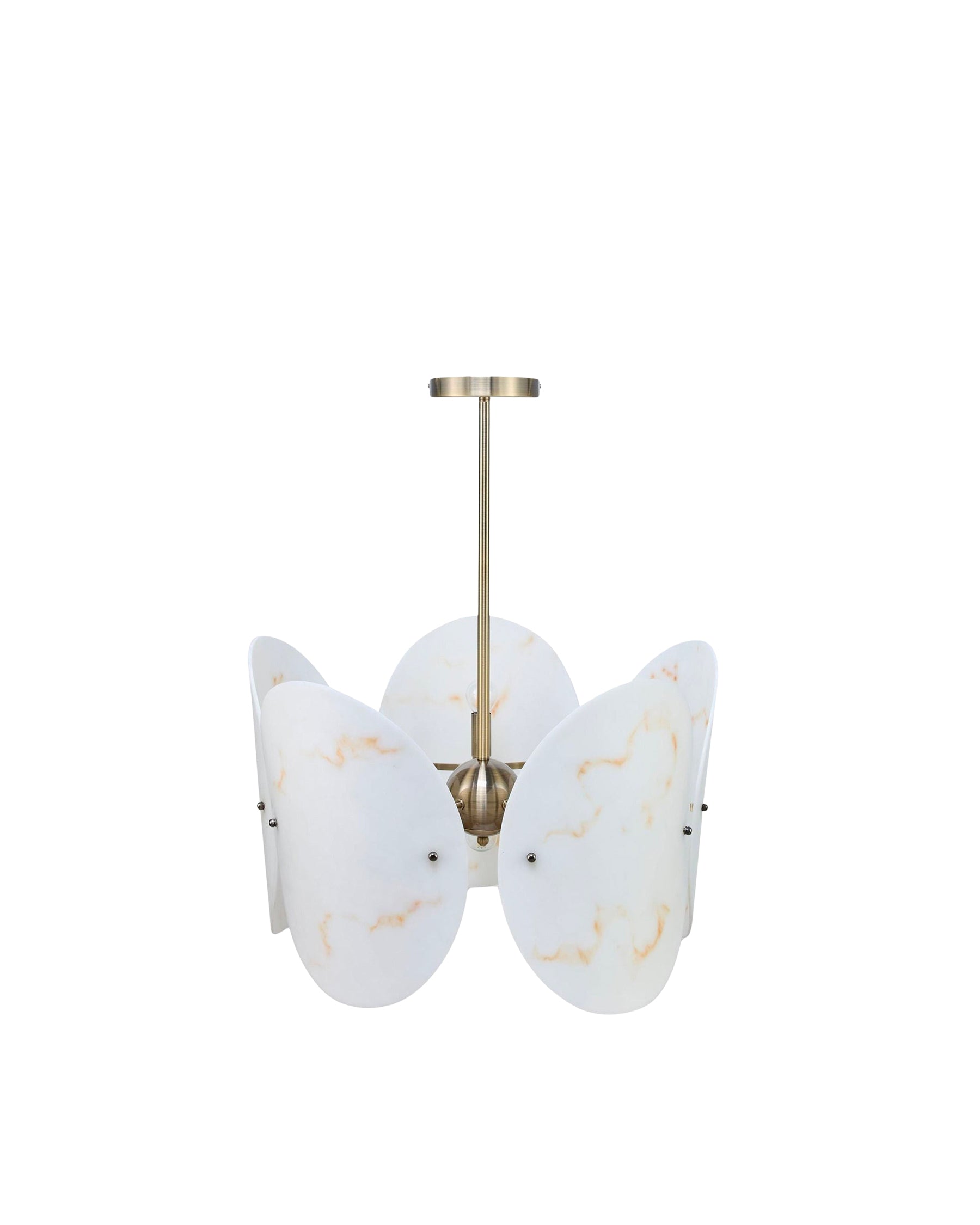 Carioca metal suspension lamp - White