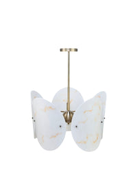 Carioca metal pendant light - White