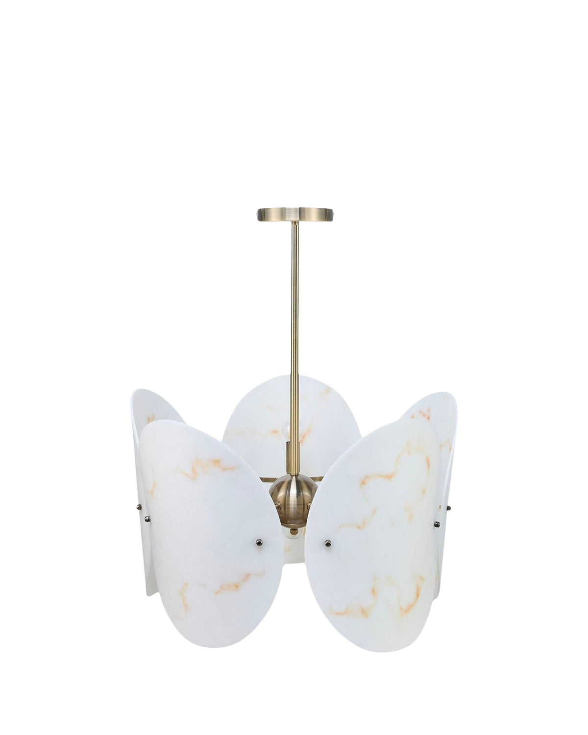 Carioca metal pendant light - White