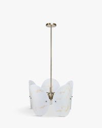 Carioca metal suspension lamp - White