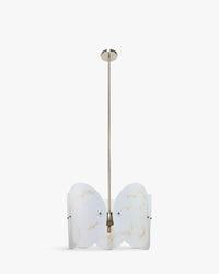 Carioca metal suspension lamp - White