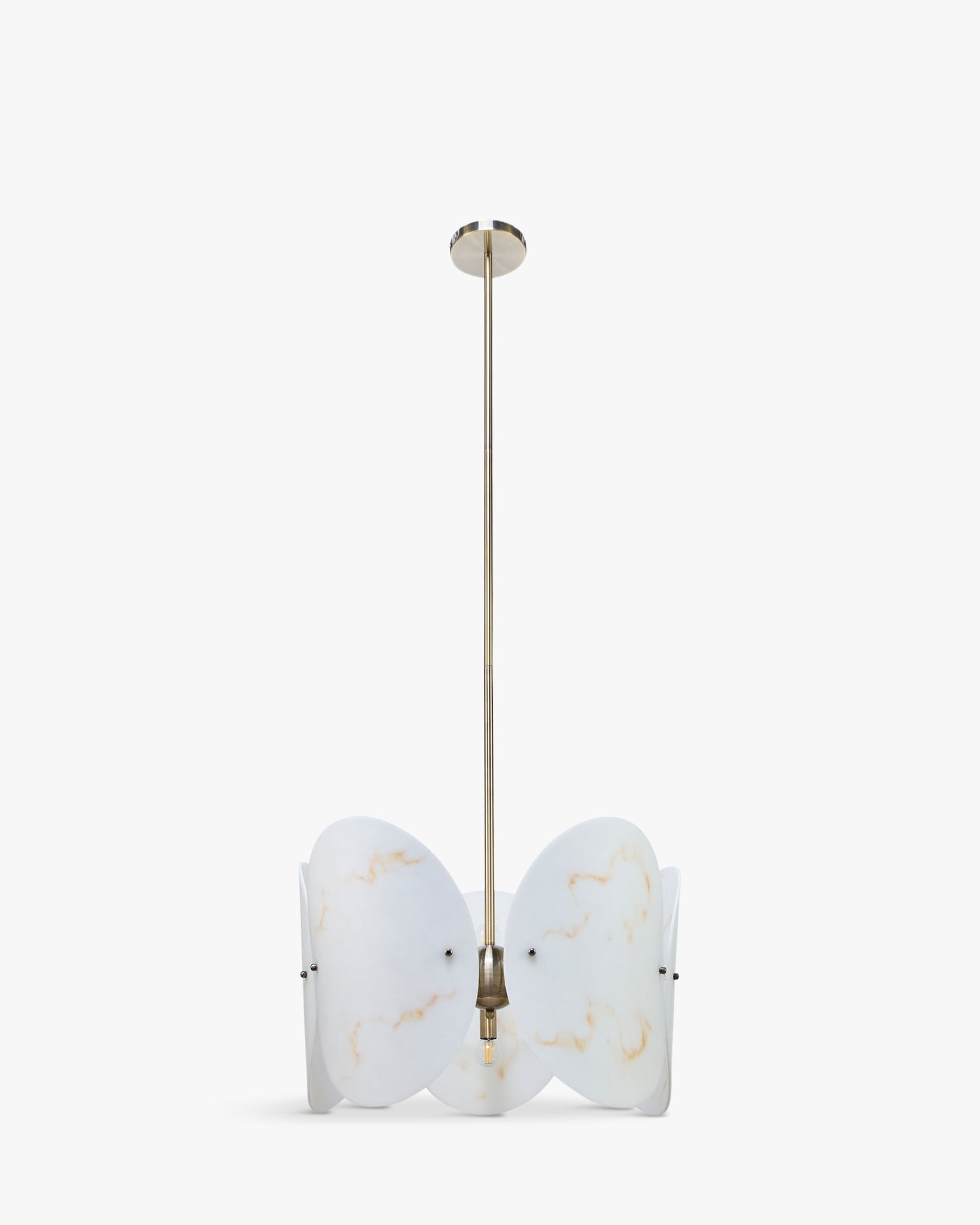 Carioca metal suspension lamp - White