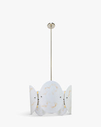 Carioca metal suspension lamp - White
