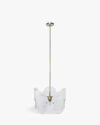 Carioca metal suspension lamp - White