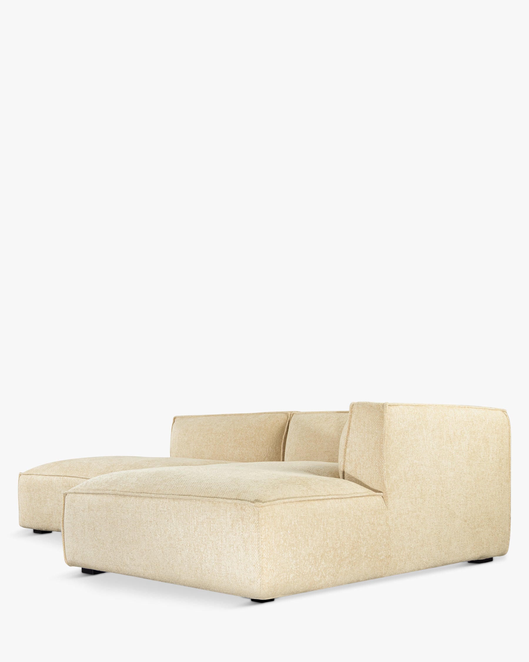 Canapé d'angle droit Auster - Tweed sable