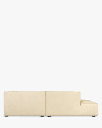 Canapé d'angle droit Auster - Tweed sable