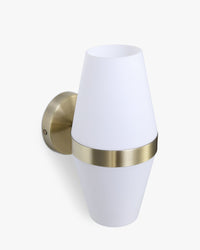 Applique murale Broadway en verrre soufflé - Verre blanc