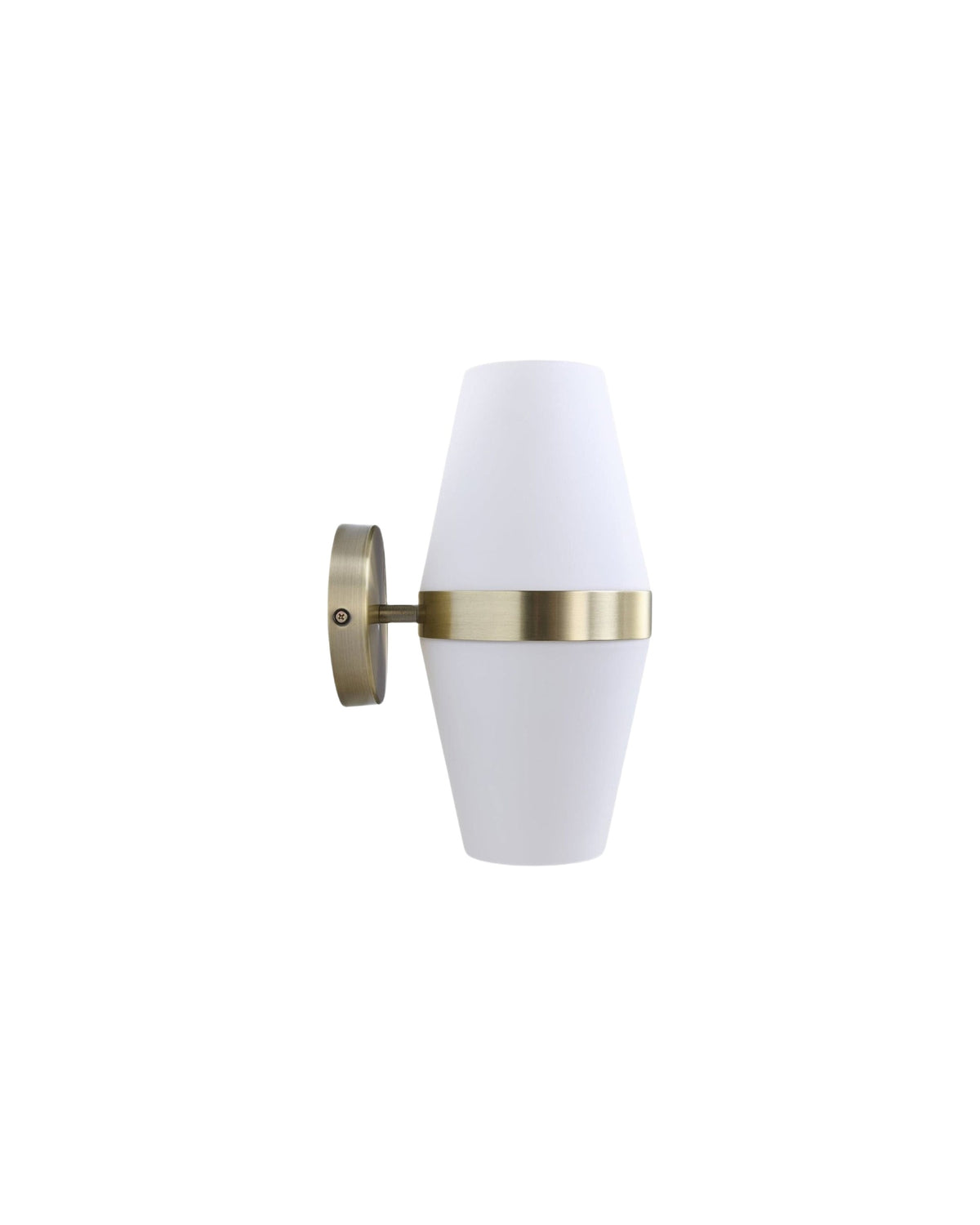Applique murale Broadway en verrre soufflé - Verre blanc